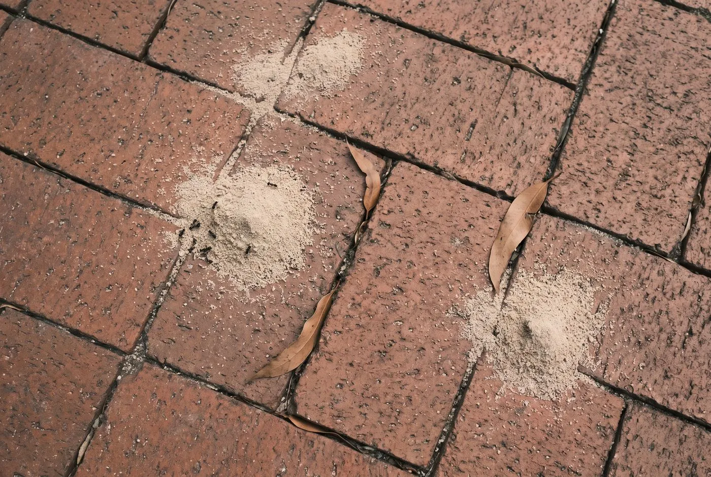 Nests between pavers