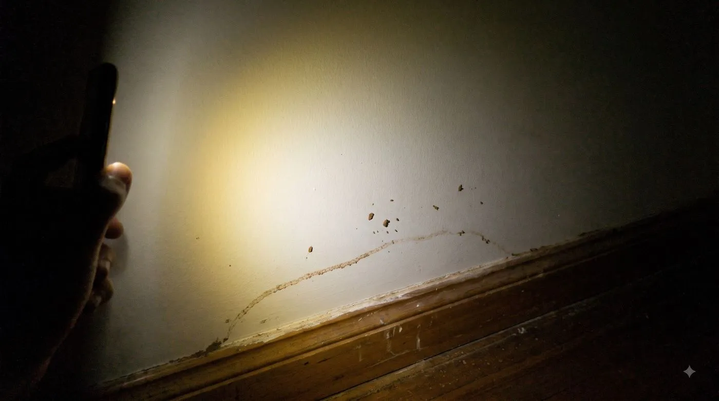Clicking inside walls