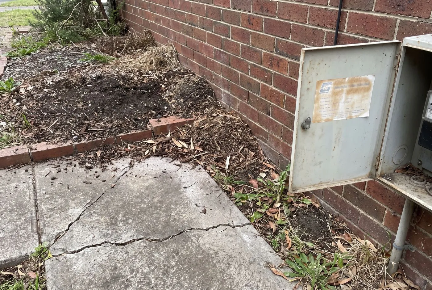 Old or damaged barrier