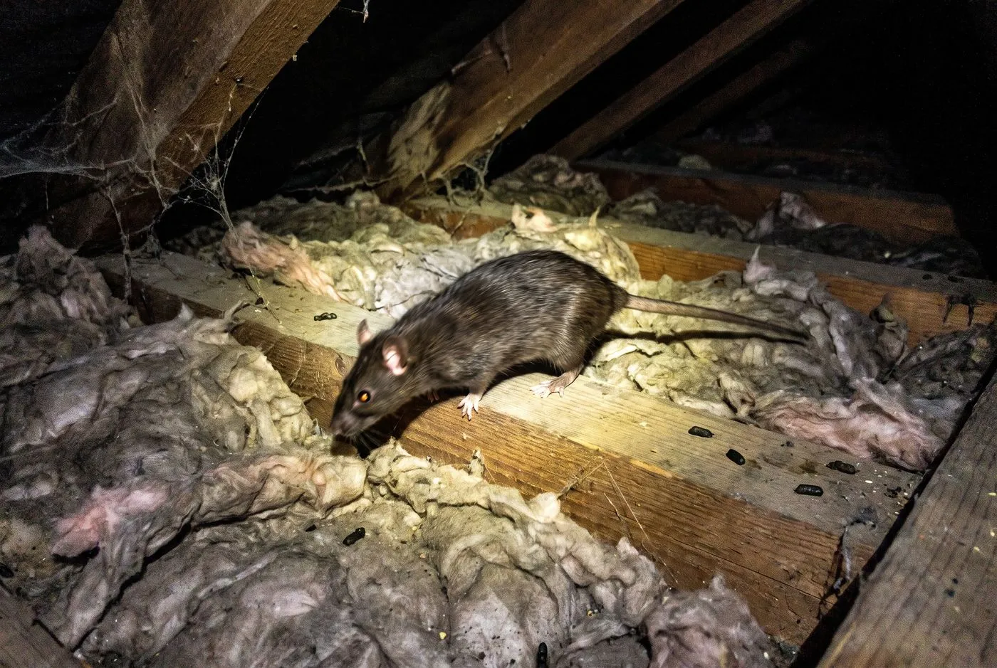 Scratching in the roof at night